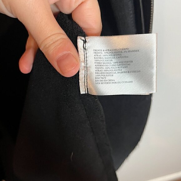 Michael Kors black layered look soft shell jacket - Picture 6 of 7